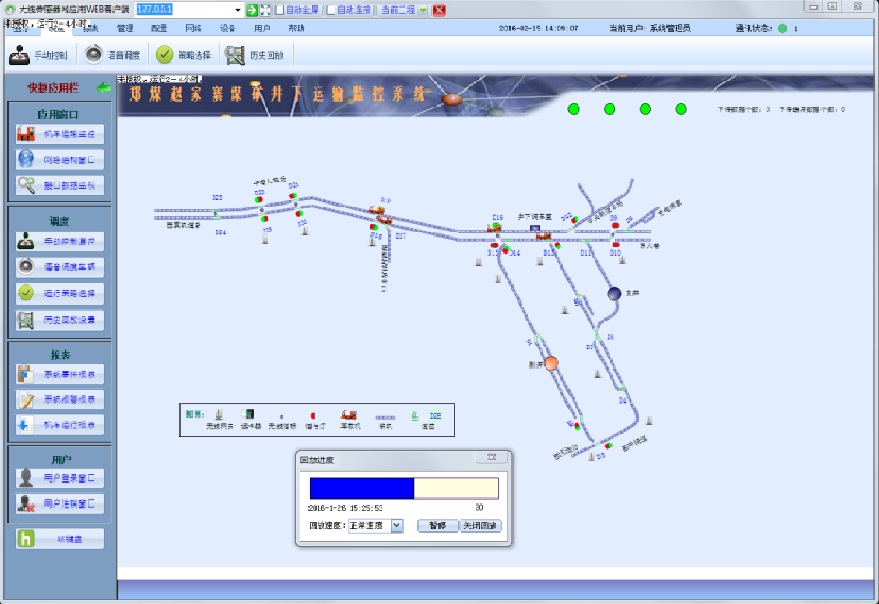 礦用軌道運輸監控系統